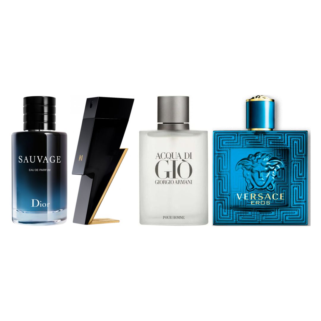 PERFUMES SAUVAGE+BADBOY+ACQUADIGIO+EROS